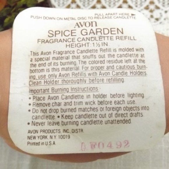 Vintage Avon Terracotta Bird NOS Candlette Holder - Picture 6 of 9